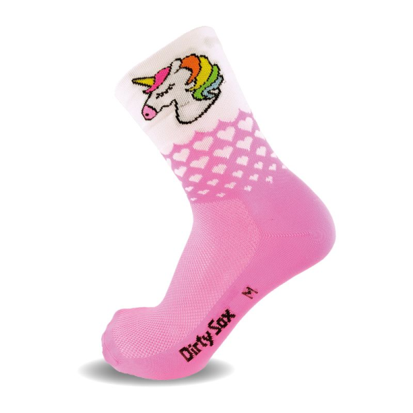 DirtySox Unicorn &amp; Love - Pink - Hoch