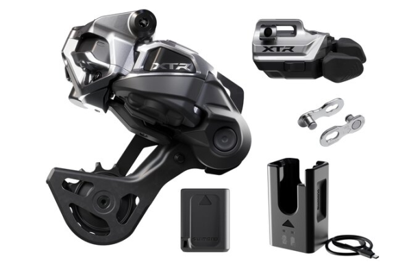 Shimano XTR Di2 Upgrade Kit, Set mit RD-M9250 -GS/SW-M9250-IR/BT-DN320/EC-DN100/SM-CN910-12 Box