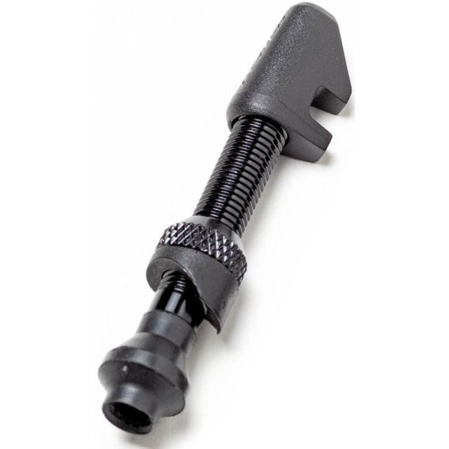 DT Tubeless Ventil Alu asymetrisch 42mm, 1 Stk, schwarz