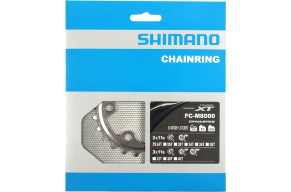 Shimano Kettenblatt XT FC-M8000 24 Zähne BB