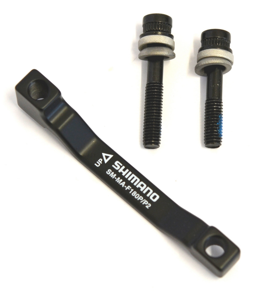 Shimano Scheibenbremsadapter PM VR/HR, SMMAF180PP2 180mm Post/Post