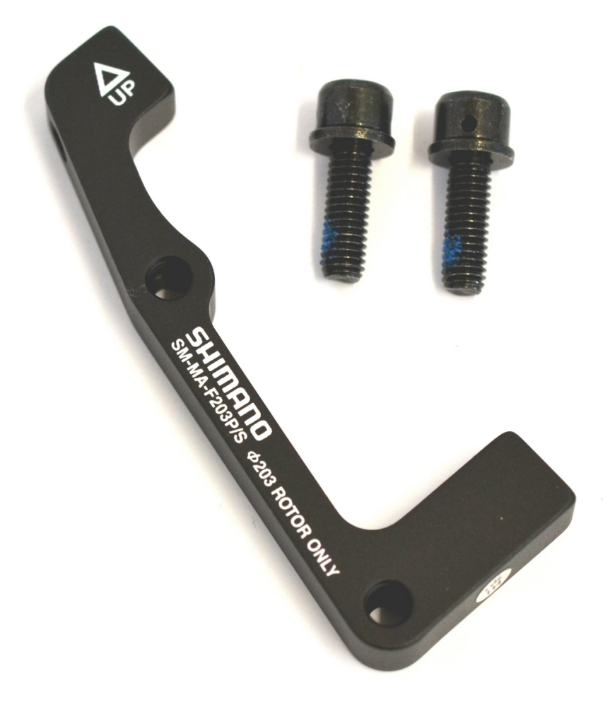 Shimano Scheibenbremsadapter Standard VR, SMMAF203PSA 203mm Post/Stand