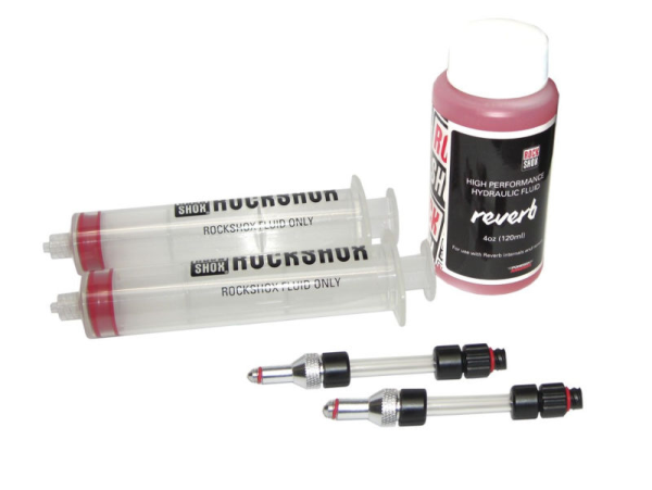 RockShox Standard Bleed Kit (includes 2 Syringes/fittings, Reverb Hydraulic Fluid, 120ml Bottle new)