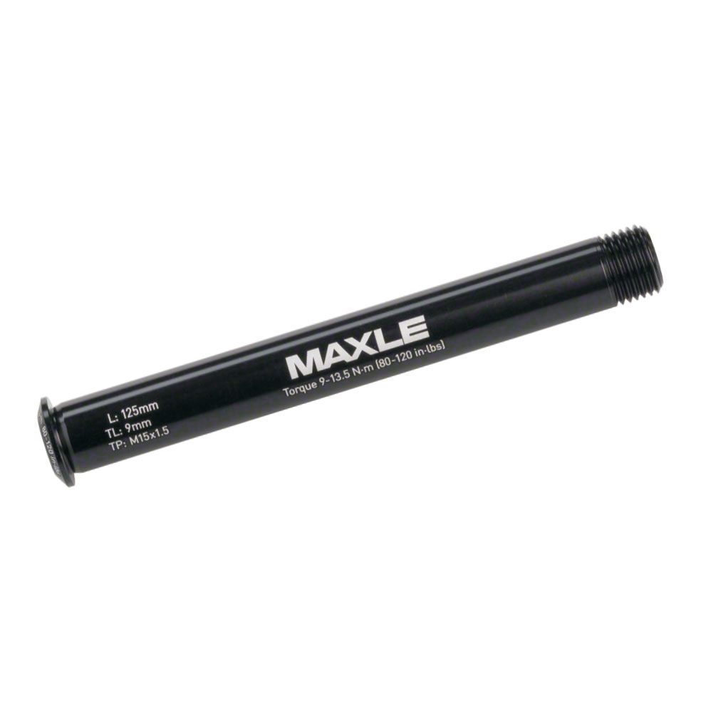 RockShox Axle Maxle Stealth Front Road, 15x100, Length 125mm, Thread Length 9mm, Thread Pitch M15x1.50 Road