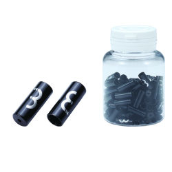 BBB Anschlaghülsen Alu 4mm schwarz 100 Stk.,