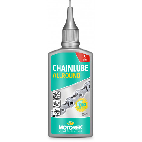 MOTOREX Chainlube ALLROUND Kettenöl Flasche 100 ml