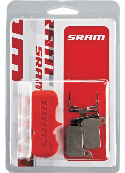 SRAM Disc Brake Pads Sintered/Steel (includes guide pin, clip & pad spreader) - SRAM Hydraulic Road Di...