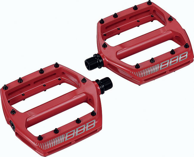 BBB PEDAL COOLRIDE MTB ALU ROT