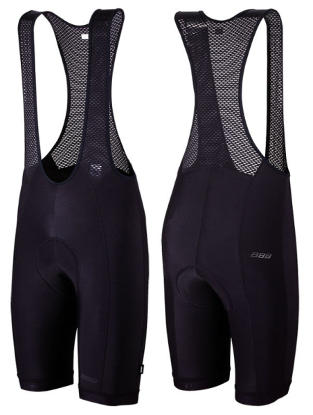 BBB Trägerhose kurz Herren mit Polster für Einsteiger schwarz S