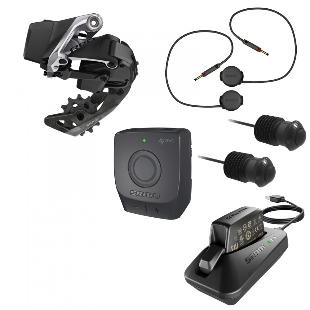 SRAM Red eTap AXS 1X D1 Aero Groupset RD, 2x650mm Blips, 2x650mm Clics,BlipBox