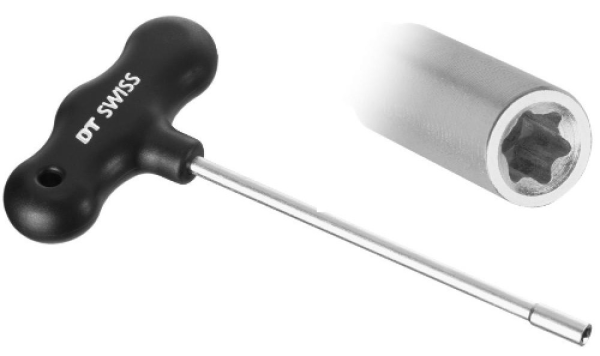 DT Swiss Nippelspanner Upside-Down, für Torx Nippel, schwarz