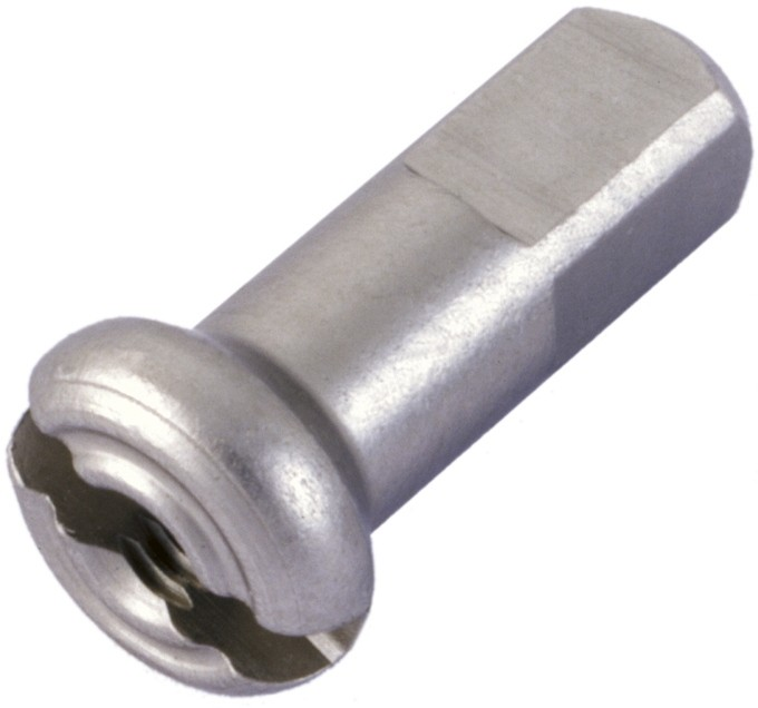 DT Swiss Nippel Messing 14mm silber, 2,0mm, 100 Stk.