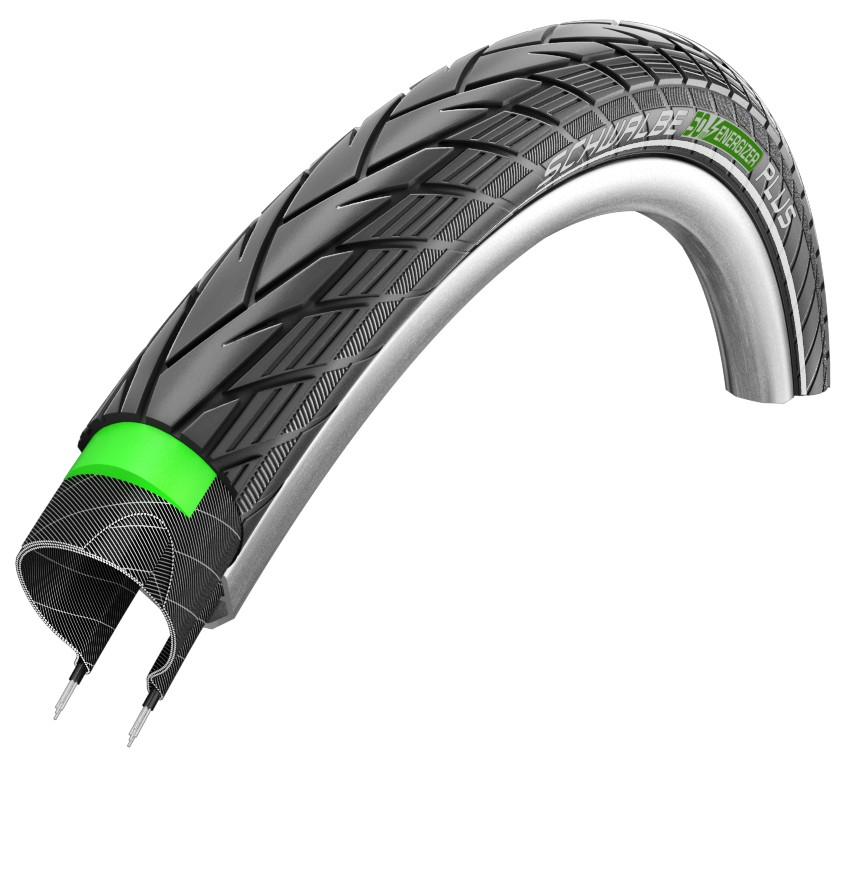 Schwalbe Energizer Plus, 26x1.75, HS427, schwarz, Drahtreifen