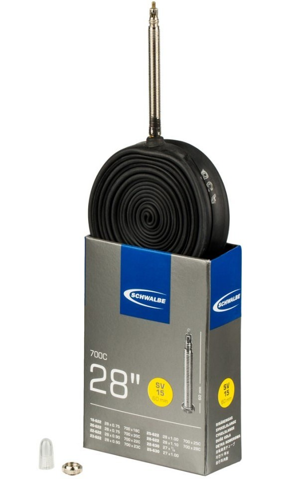 Schwalbe Schlauch Road, 700x18-28C, SV 15, Ventil 60mm