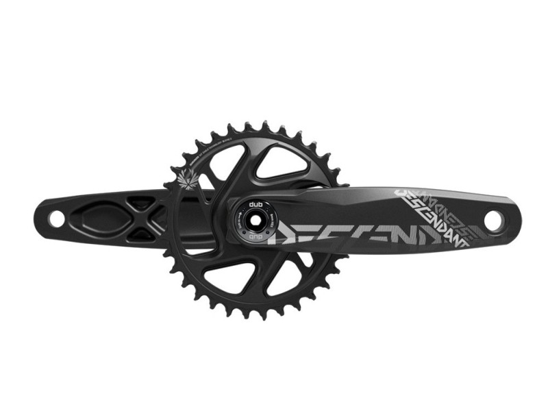 Truvativ Kurbel Descendant DH DUB 83mm 165mm Direct Mount 34Z X-SYNC 2, black