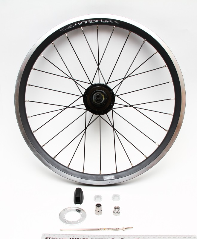 Tern RIMSET, GRAY, KINETIX COMP NEOS, 20x28H TERN LAUFRAD LINK P24H, 3X8