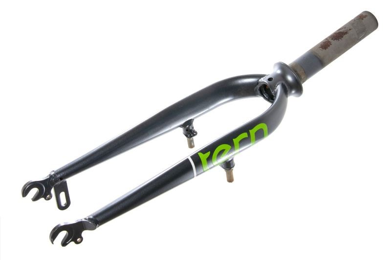 Tern Gabel, 451,Stahl, V-Brake Gunmetal/Grün