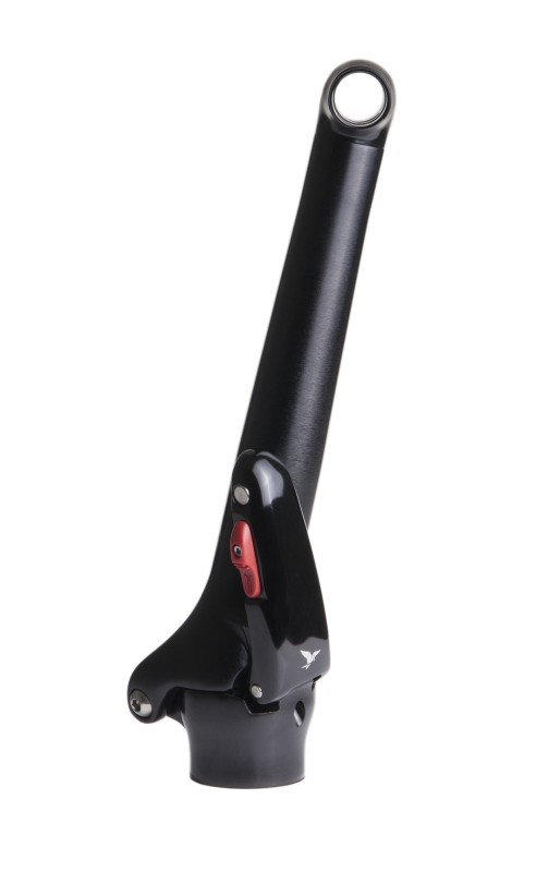 Tern HANDLEPOST,PHYSIS T-BAR,BLK, L: 350, 12° TERN