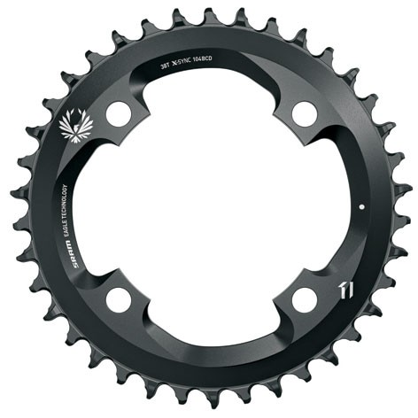 SRAM Kettenblatt X-Sync2 Eagle 38Z 1x12  Ø104mm für Powermeter