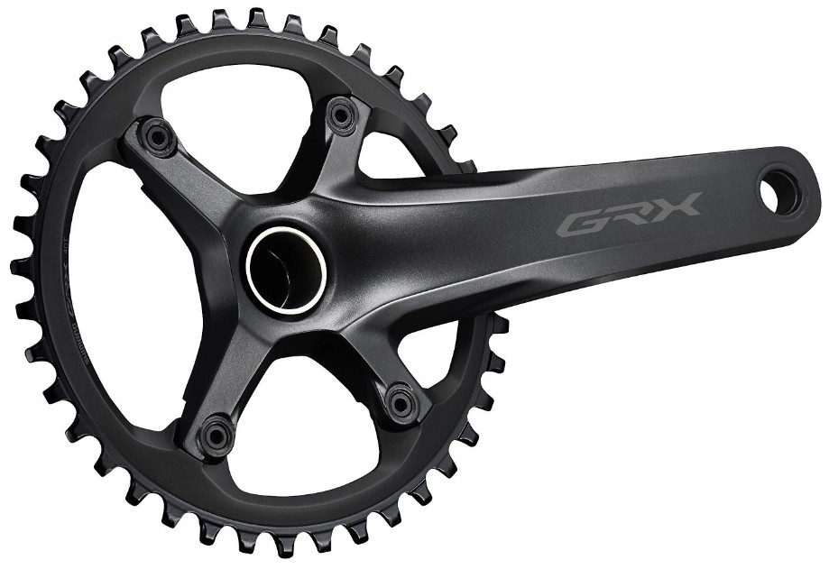 Shimano GRX600 20 Kurbel 175mm 40t, FC-RX600111EXB0, 50.1mm, OHNE LAGER, schwarz