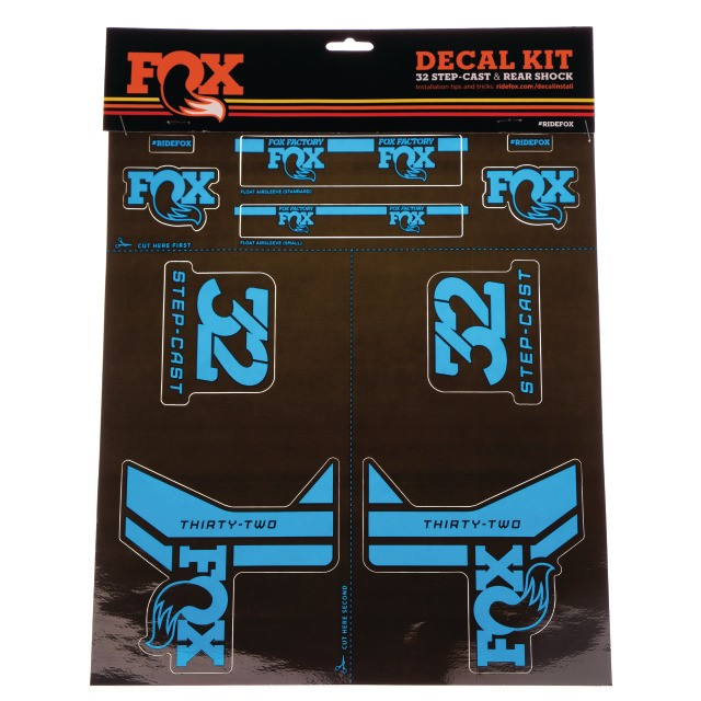 Fox Decal 17 AM Step-Cast blue