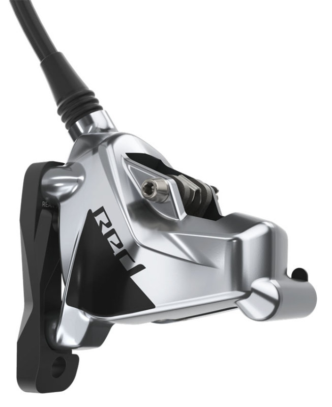 SRAM Red AXS Bremssattel FlatMount Front/Rear Polar Grey, incl. Brake Pads