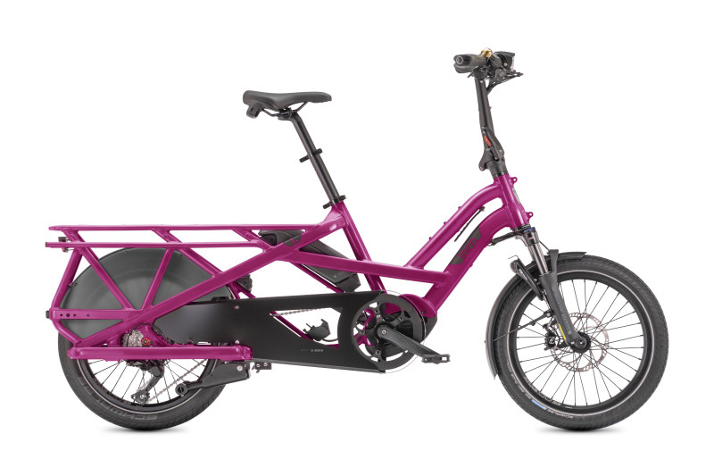 Tern Tern GSD S10 Cargo Line, 500Wh Shimano 1x10,   dragon fruit, purple, Demofahrzeug