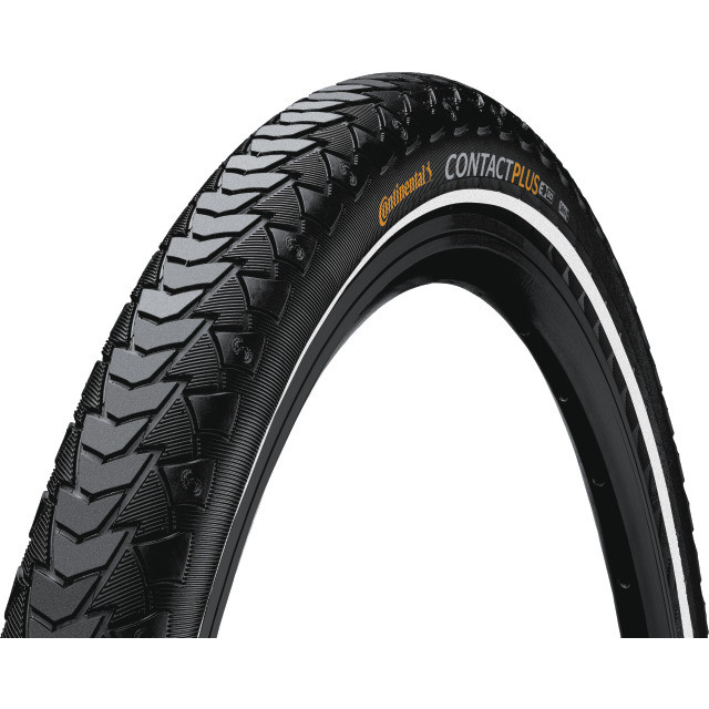 Continental Contact Plus 26x1.75 Starr mit Reflexstreifen black