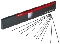 DT Speichen Aerocomp straightpull 300mm schwarz, 2,0/2,3x1.25mm, ohne Nippel, Karton à 20 Stk.