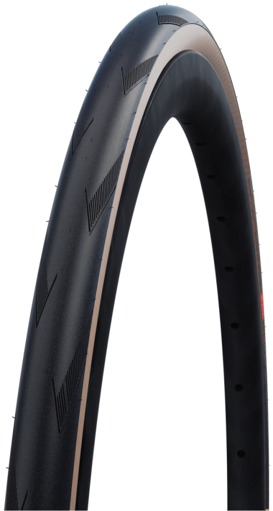 Schwalbe Pro One Evo TLE Transparent, 700x25C, HS493, braun,  faltbar
