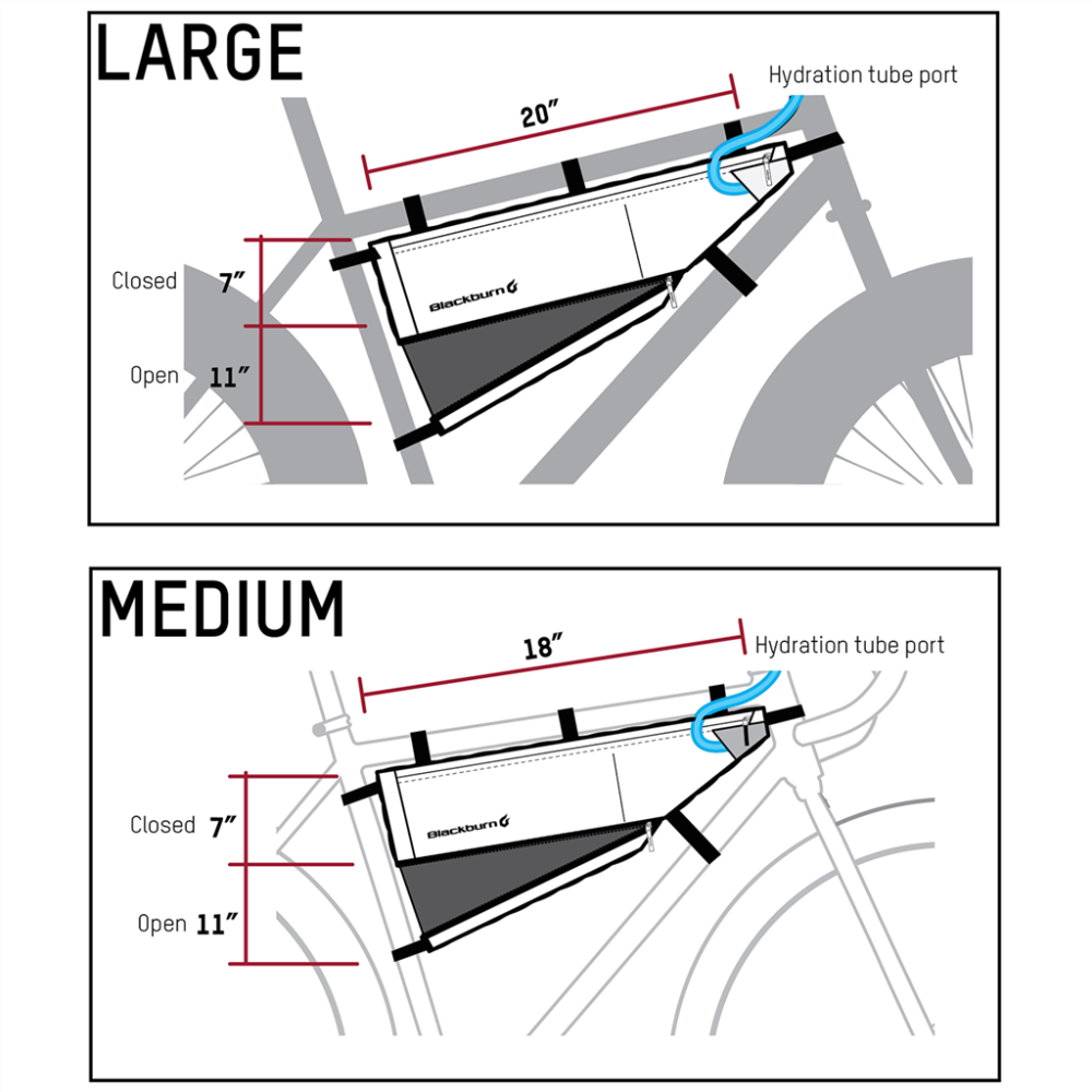 Blackburn Outpost Frame Bag black