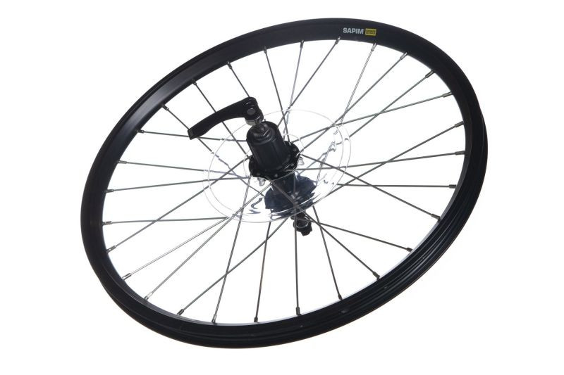 Tern Rear Rim Set,20'x28H,BK/SL Formula 8 spd Hub,130mm