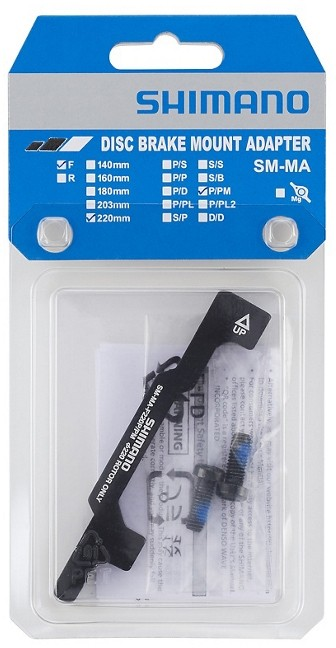 Shimano Adapter SM-MA Postmount 180mm : Postmount 220mm Vorne/Hinten Box