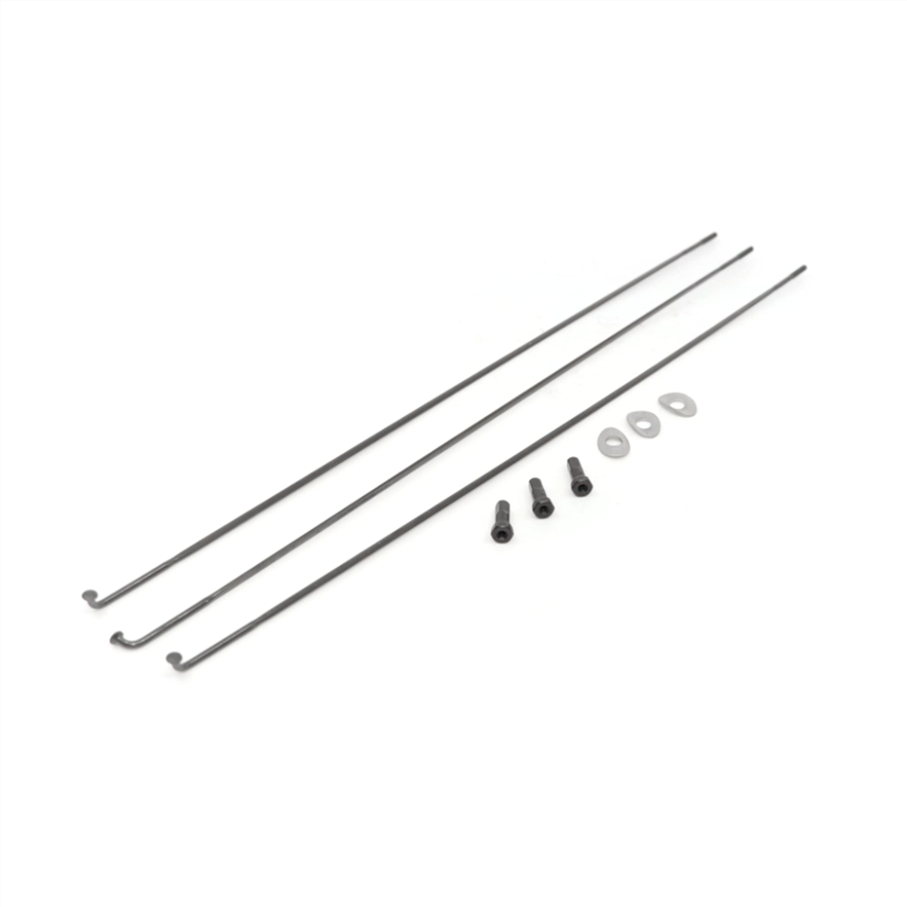 Zipp Spoke and Nipple 268mm CX-Sprint J-Bend Qty 3 black