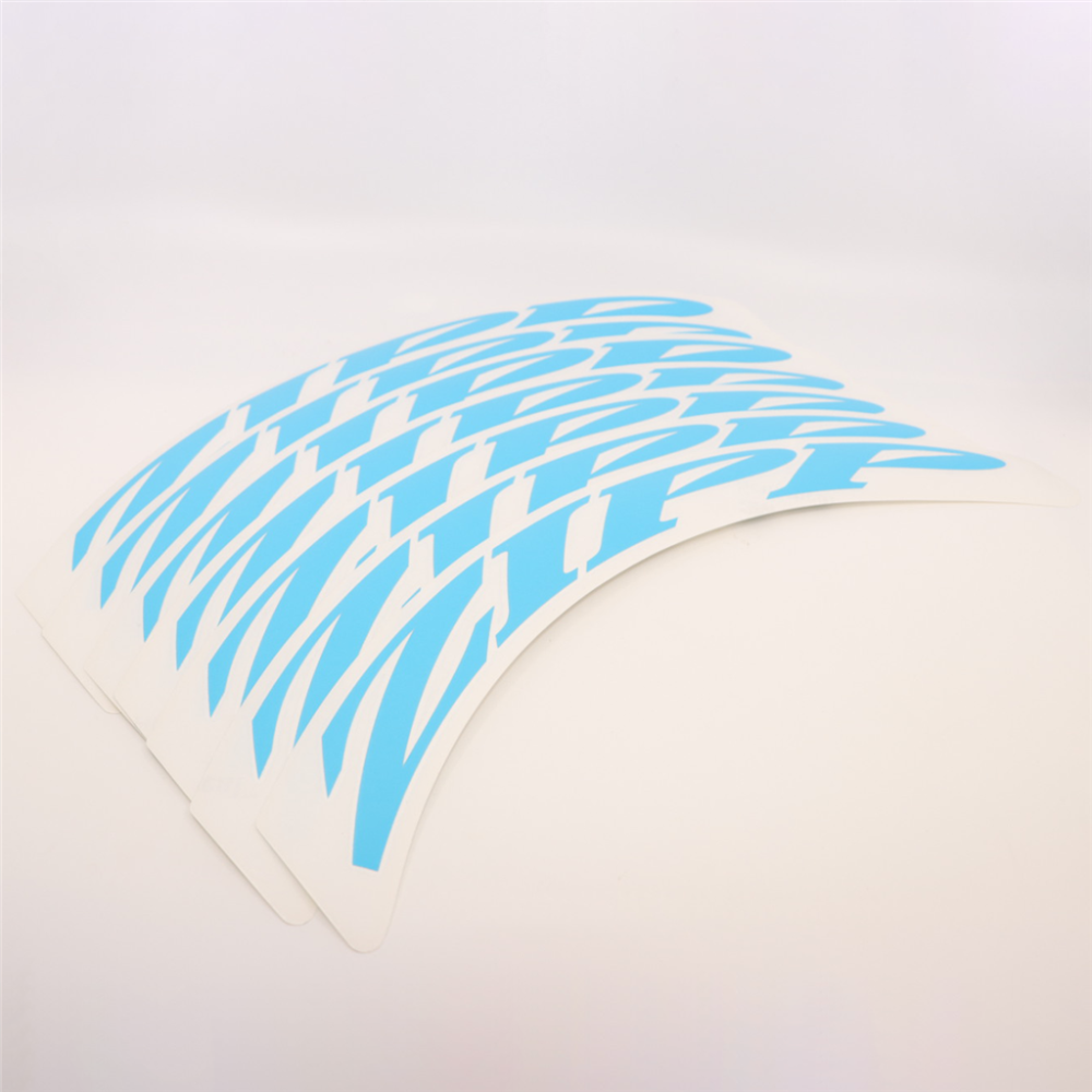 Zipp Wheel Decal Kit Zipp 404 DB Single Rim blue