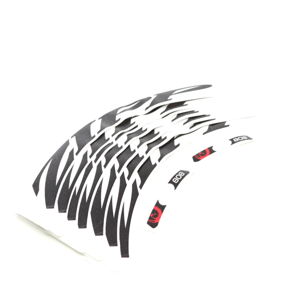 Zipp Decal Set 1 Wheel 808 Zipplogo Matteblk matte black
