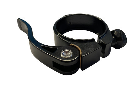 Tern Seatpost Clamp, 34.9 mm, Lower Anodized Black, w/ Acorn