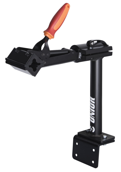 UNIOR Spannfutter mit Feder mit Fixierung an Pult oder Wand,