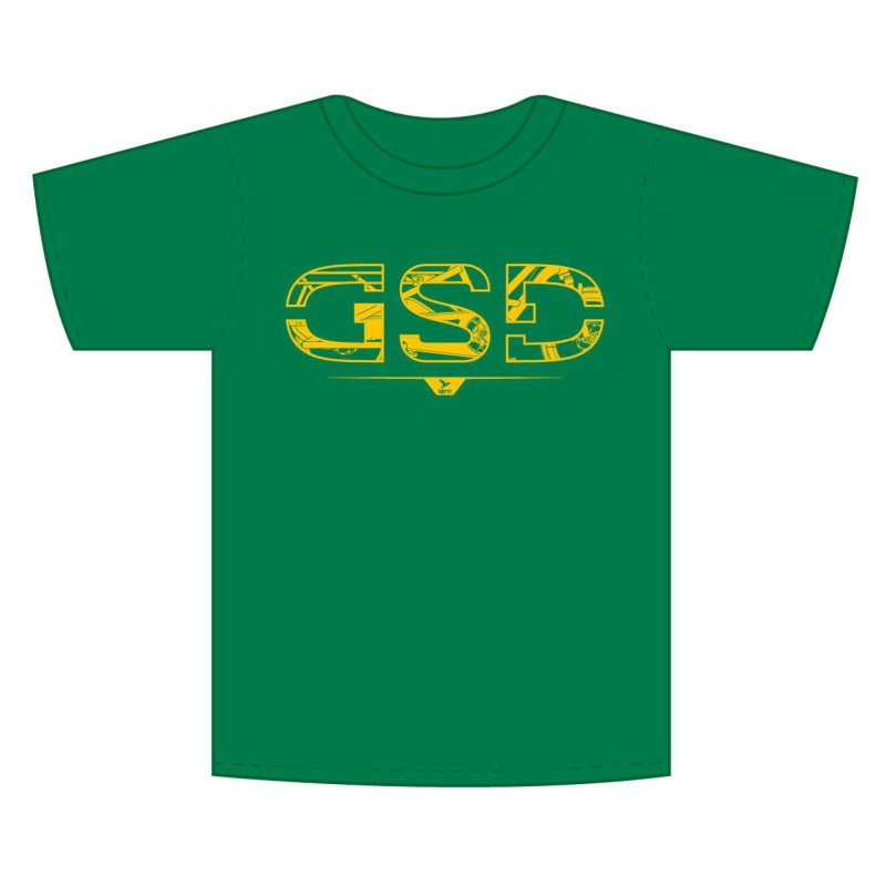 Tern T-Shirt GSD Tee - Kelly/Yellow,Grösse L Unisex