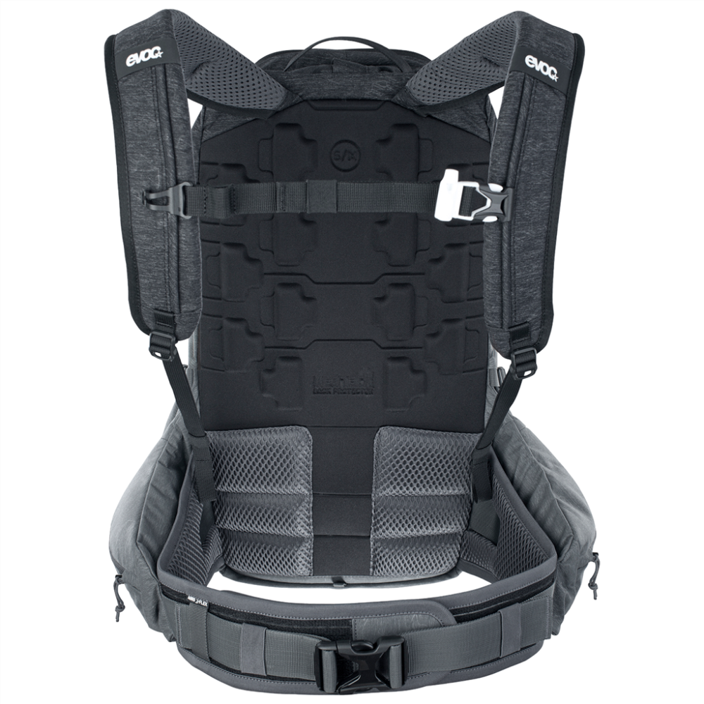 Evoc Trail Pro 26L Backpack, L/XL, black/carbon grey