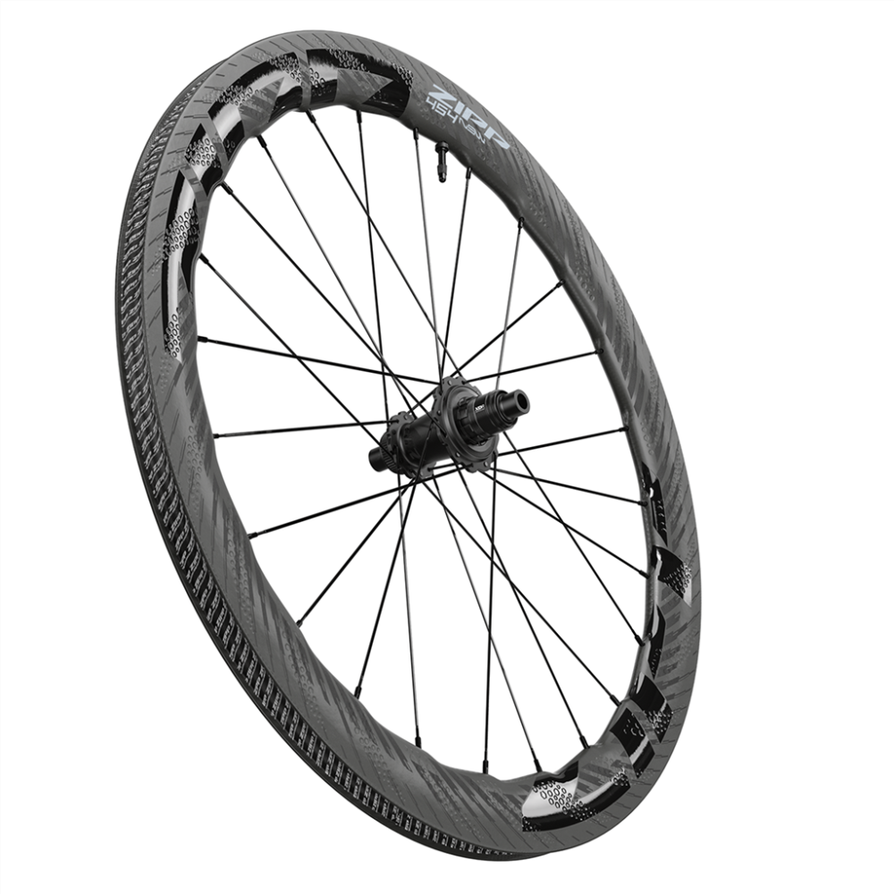 Zipp 454 NSW Tubular Disc-Brake Rear Wheel V2 black carbon,700C/'12X142 SHI