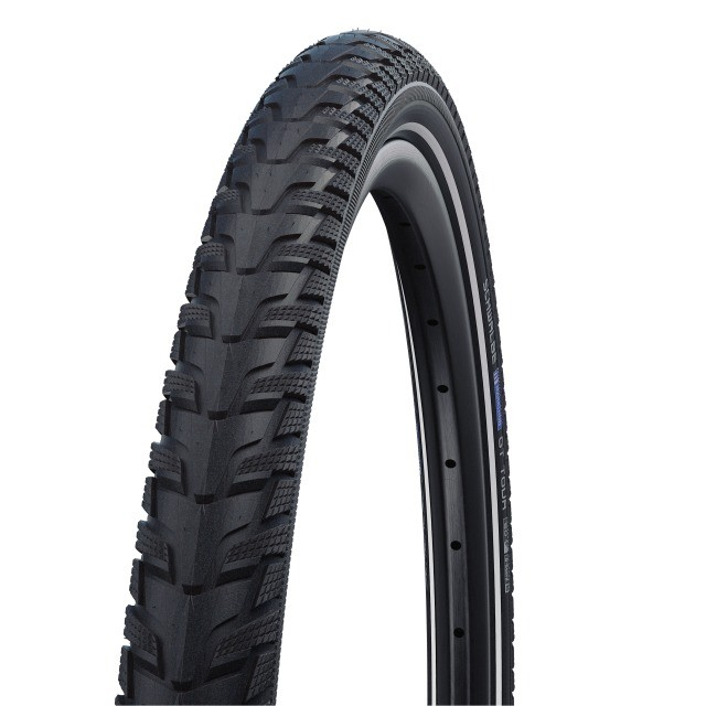Schwalbe Pneu Energizer Plus Tour700x38C Starr mit Reflexstreifen black
