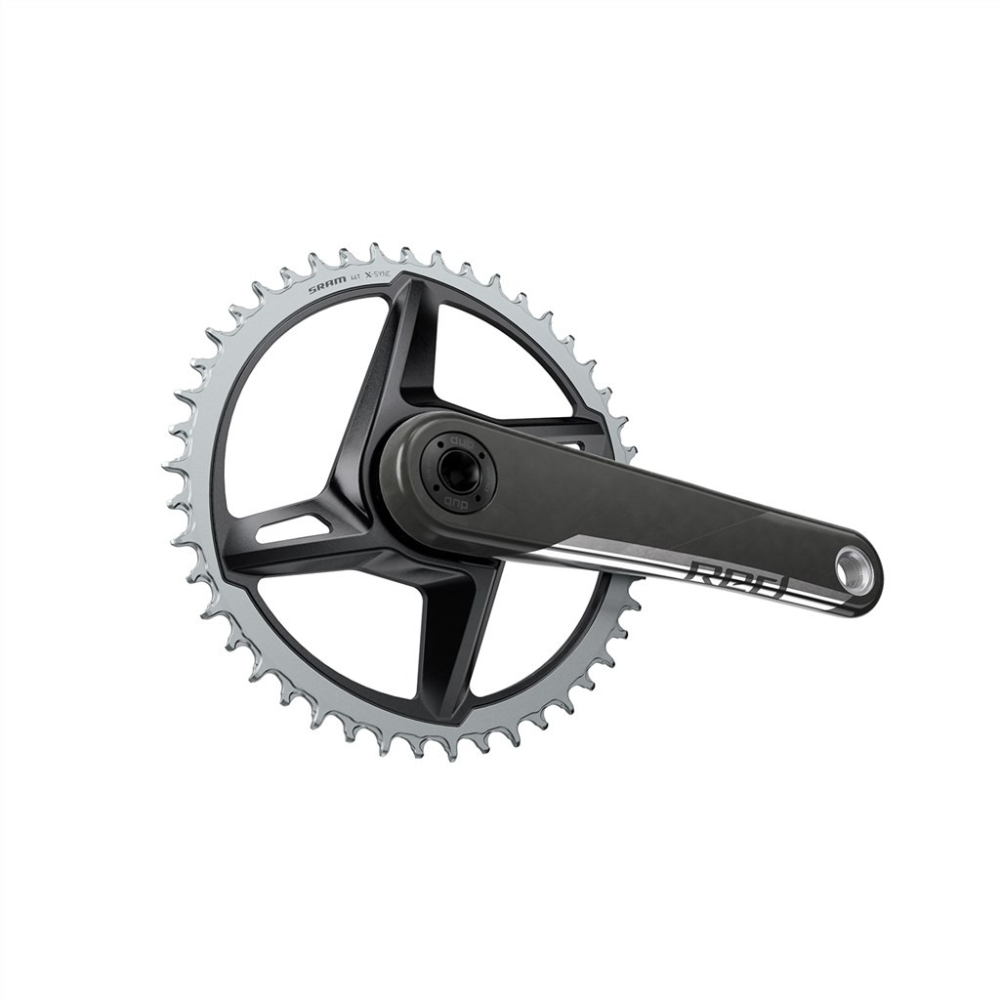 SRAM Crankset Red eTap AXS 1x DirectMount  DUB  natural carbon,175mm/46t