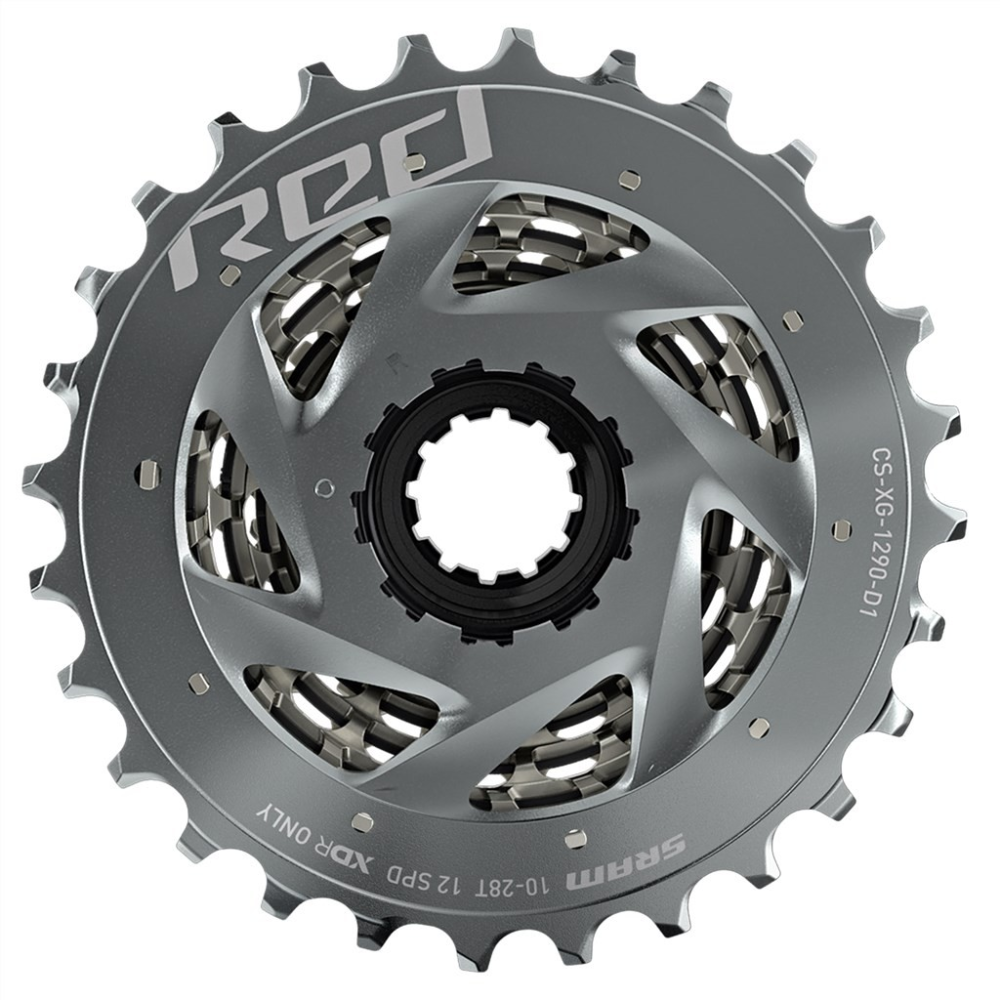 SRAM Cassette XG-1290 Red eTap AXS 12SP silver,10-33t