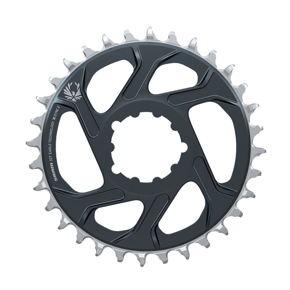 SRAM Chain Ring Eagle X-Sync2 DM 6mm Offset lunar/polar grey,34T