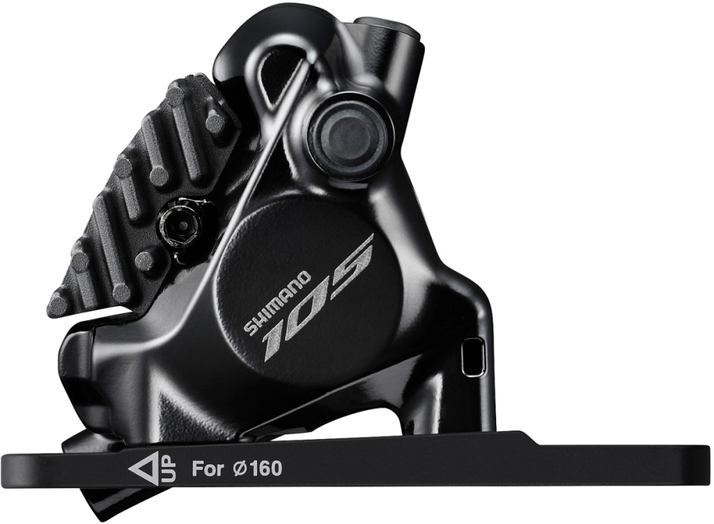 Shimano 105 DISC-Brake VORNE, BR-R7170, FLAT MOUNT, schwarz