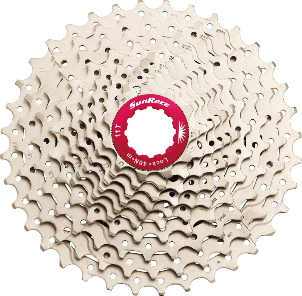 SunRace MX 21 Kassette 11-36, CSMX0, metallic, 10-fach