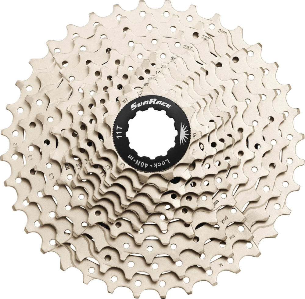 SunRace MS 21 Kassette 11-36, CSMS1, metallic, 10-fach