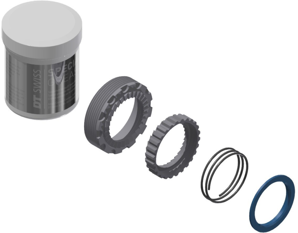 DT Swiss Zahnscheiben Kit EXP OS 30T, 2 Stk. inkl. Feder und Fett
