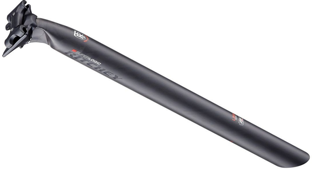 Ritchey Sattelstütze Superlogic Link Flexlogic 31.6mm, UD Carbon matt, 15mm Setback, Single Bolt, 400mm